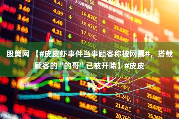 股巢网 【#皮皮虾事件当事顾客称被网暴#，搭载顾客的“的哥”已被开除】#皮皮